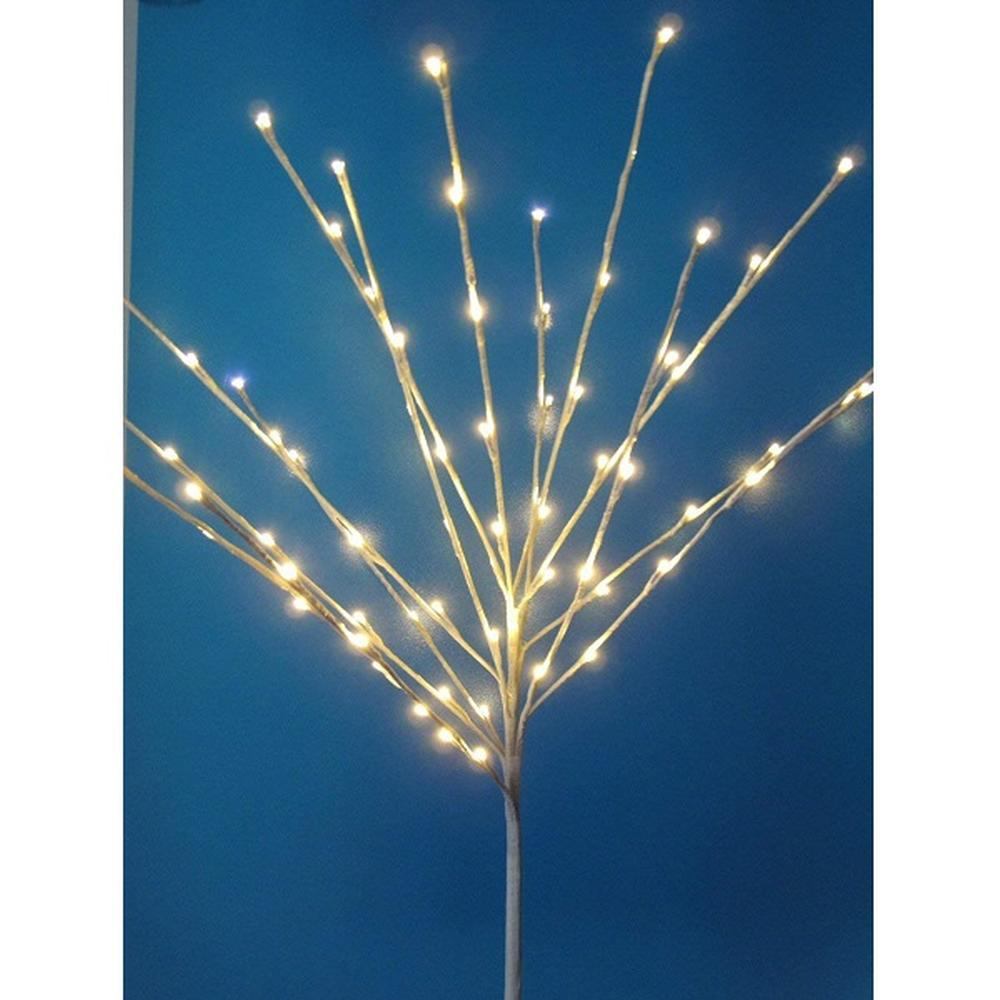 LED Lichterbaum 70er warmweiß110x50cm 24V IP64 außen Baum weiß 3364-102