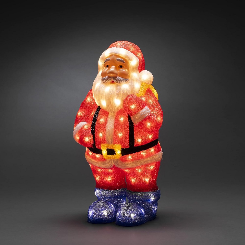 LED Acryl Weihnachtsmann 104er warmweiß 24V 55x28,5cm 6247-103 Konstsmide